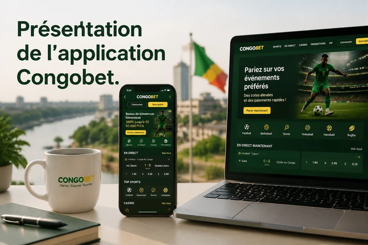 Présentation de l'application Congobet