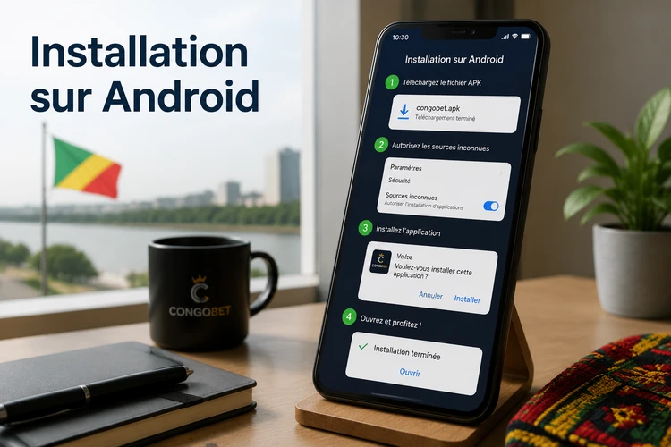 Installation sur Android