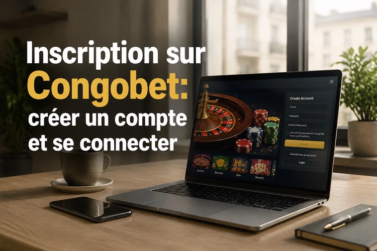 Inscription sur Congobet : créer un compte et se connecter