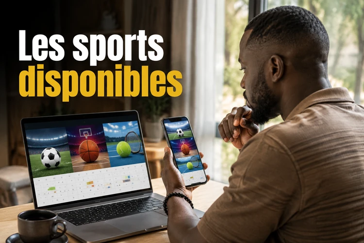 Les sports disponibles